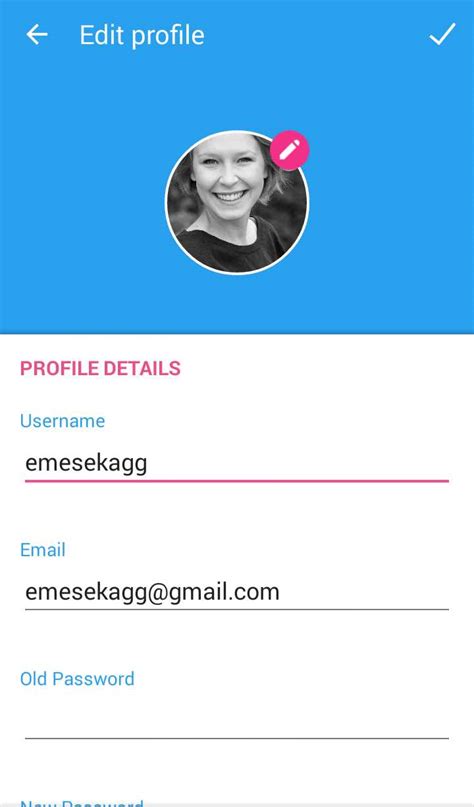 android User Profile .